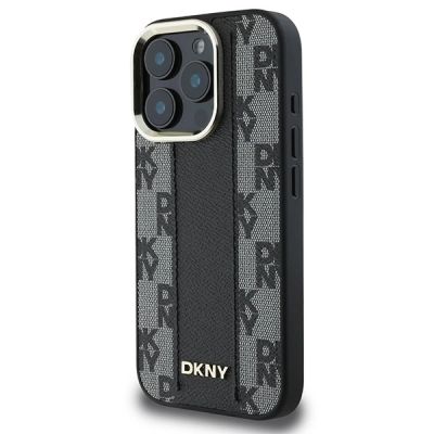 2. DKNY Checkered Pattern Magsafe iPhone 16 Pro Max Case - Black
