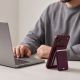 6. Tech-Protect MagWallet Stand MagSafe Magnetic Phone Wallet - Burgundy