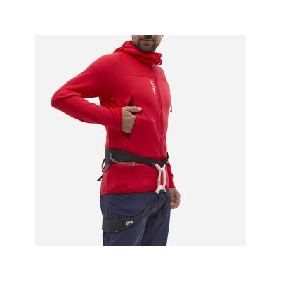 4. MILLET FUSION GRID HOODIE M red