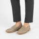5. Beige leather loafers Jezzi SFY25128