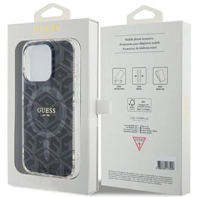 8. Guess IML GCube MagSafe case for iPhone 15 Pro - black