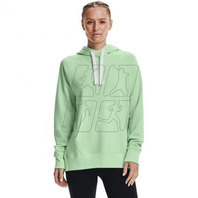 3. Under Armor Rival Fleece HB Hoodie W 1356317-335