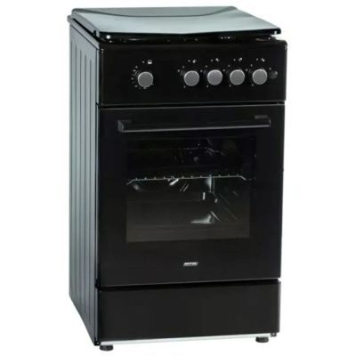 10. Gas cooker MPM-56-KGF-21/B black 50 cm, 4 burners Sabaf