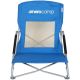 21. BEACH CHAIR WITH ARMRESTS 55x58x64CM FOLDABLE BLUE