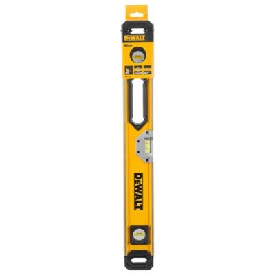 4. DeWALT DWHT0-43224 Spirit Level 0.6m Black, Yellow