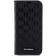3. Karl Lagerfeld Saffiano Monogram Case for iPhone 13 / 14 / 15 - Black