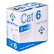 4. Alantec U/UTP Cat.6 Network Cable, LSOH, Dca 4x2x23 AWG, 1Gb/s (10Gb/s up to 55m), 450 MHz, Gray, 305m (KIU6LSOH305D)