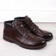 17. Comfortable leather boots insulated with wool Rieker M RKR625 brown