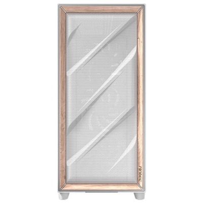 5. Antec Flux Pro Full-Tower E-ATX PC Case, Tempered Glass – White