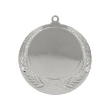 Silver General Medal with Space for a 50 mm Emblem – Steel Medal