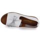 2. Women's leather open-toe shoes, white, Cambell 19388