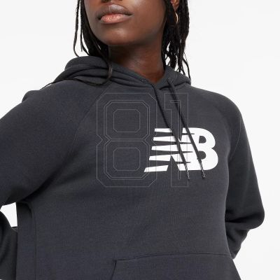 7. New Balance Sport Fleece Logo Hoodie W WT43524BK