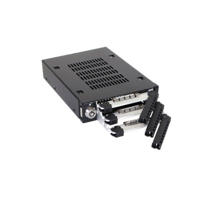 8. Icy Dock MB993SK-B drive bay panel 2.5/3.5" Carrier Panel Black