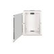 6. Digitus Unique 19" 16U wall-mounted network cabinet 600x450, glass door, gray, undivided, assembled, 100kg