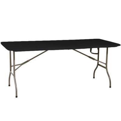 17. CATERING TABLE FOLDABLE INTO A SUITCASE 180x70x74CM MAX.100KG BLACK