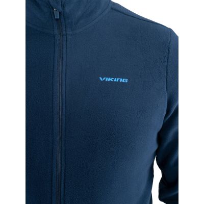 4. Men’s Viking Tesero Man Fleece Jacket, Navy Blue, Zip-Up, for Trekking (740/24/4342/1900)