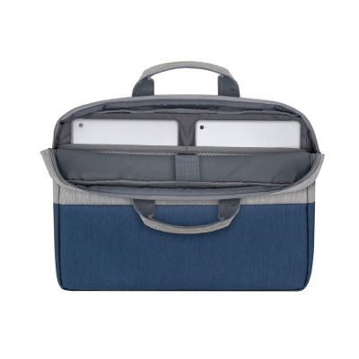 4. Rivacase 7532 39.6 cm (15.6") Briefcase Blue, Gray
