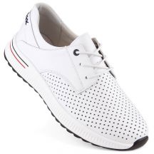 Filippo W PAW505 leather sports shoes, white