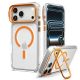 2. Spigen Ultra Hybrid Optik S MagSafe Case for iPhone 18 Pro Max / 17 Pro Max - Transparent Orange