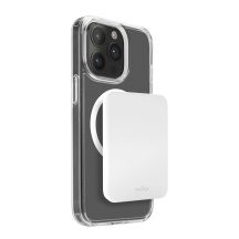 Puro Slim Power Mag 4200mAh Power Bank with MagSafe USB-C - White