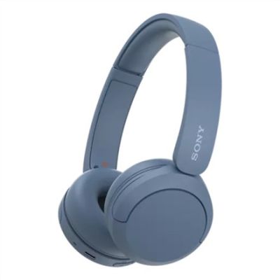 6. Sony WH-CH520 Headset Wireless Headband Calls/Music USB Type-C Bluetooth Blue