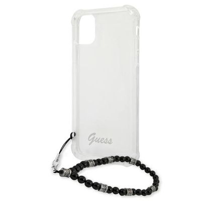 6. Guess GUHCP12LKPSBK iPhone 12 Pro Max 6.7" Transparent hardcase Black Pearl