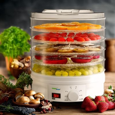 10. GreenBlue GB190 mushroom, vegetable and fruit dehydrator (250W; white)
