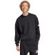 7. Men's adidas Essentials Loose Fit 3 Bar Logo Sweatshirt Black JF3542