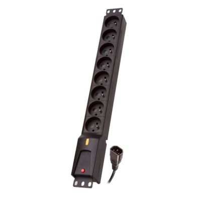Lestar LZRM 810 BW GA K.:CZ 1.5M IEC3 surge protector strip (8 x UTE; 1.5m; black)