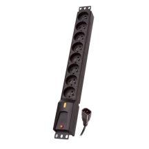 Lestar LZRM 810 BW GA K.:CZ 1.5M IEC3 surge protector strip (8 x UTE; 1.5m; black)