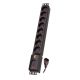 Lestar LZRM 810 BW GA K.:CZ 1.5M IEC3 surge protector strip (8 x UTE; 1.5m; black)