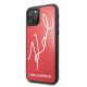2. Karl Lagerfeld Signature Glitter Case for iPhone 11 Pro - Red