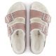 7. Birkenstock Arizona Suede Leather Shearling Pink Clay LAF Narrow Insulated Flip-Flops (1023258)