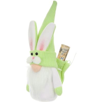9. GREEN BUNNY 20CM WITH GIFT BAG SPRING DECORATION