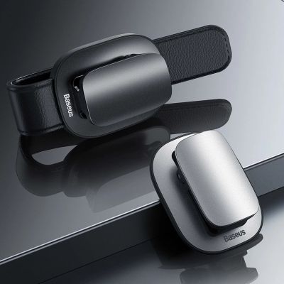 10. Baseus Car Holder Glasses Clip Silver (ACYJN-B0S)