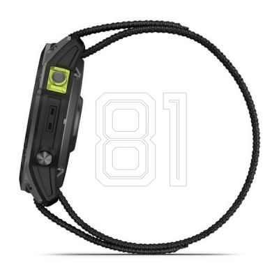 7. Garmin Enduro 2 Solar Black Carbon Gray DLC Ti Ultrafit Band 010-02754-01 Sports Watch