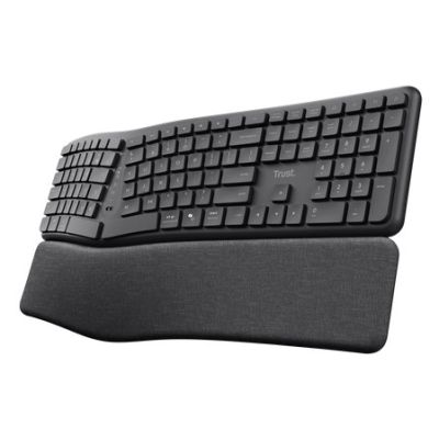 9. TRUST Keyra multidevice wireless ergonomic keyboard