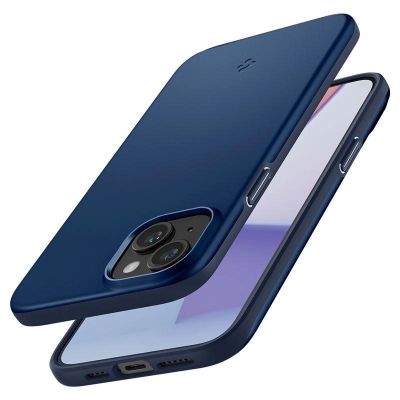 7. Spigen Thin Fit iPhone 15 Plus Case - Blue