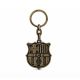 4. FC Barcelona original licensed emblem keychain, retro style B7603