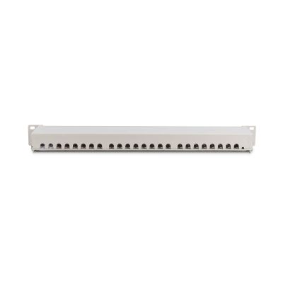 4. Digitus Patch Panel 19'' 24x RJ45, LSA level, cat.6, shielded, 1U, gray, cable guide