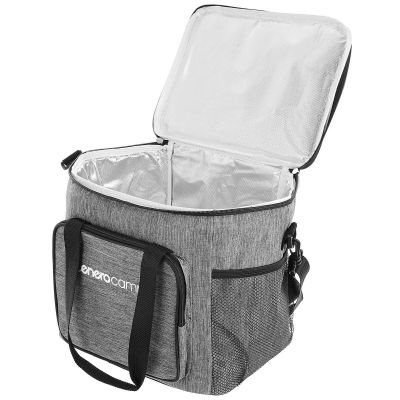 4. THERMAL BAG 29x22.5x27CM GRAY 18L ENERO CAMP