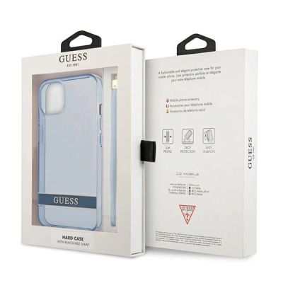 8. Guess GUHCP13MHTSGSB iPhone 13 6.1 "blue / blue hardcase Translucent Stap