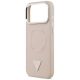 6. Guess Triangle Logo MagSafe Case for iPhone 18 Pro Max / 17 Pro Max – Pink