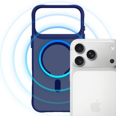 14. 3mk Smoke MagCase for iPhone 17 Pro - Blue-Translucent