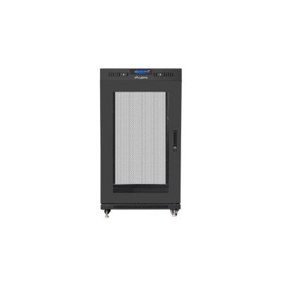 5. LANBERG LCD FLOOR RACK CABINET 19" 22U 600X600 BLACK PERFORATED DOOR (FLAT PACK) V2