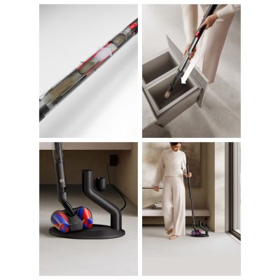 7. Dyson PencilVac Fluffycones Upright Vacuum Cleaner Battery Dry Bagless 0.8L Black, Gray