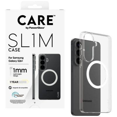 4. CARE by PanzerGlass SL1M Case for Samsung Galaxy S26+ - Transparent