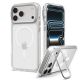 Spigen Ultra Hybrid Optik S MagSafe Case for iPhone 18 Pro / 17 Pro - Transparent Silver