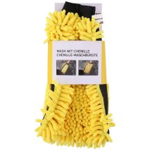 DUNLOP 2-in-1 Chenille Car Wash Mitt with Microfiber and Fringes