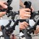 8. Wozinsky strong phone holder for bicycle, motorcycle, scooter handlebars, black (WBHBK6)